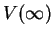 $V(\infty)$